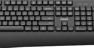 Philips SPT6348 Ασύρματο Σετ Πληκτρολόγιο & Ποντίκι Ελληνικό 3000 SERIES Keyboard & Mouse SET Wireless