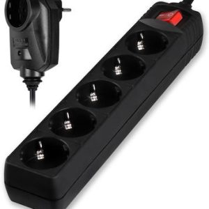 POWERTECH PT-994 Ασφαλείας ΠΟΛΥΠΡΙΖΟ 5+1 θέσεων με διακόπτη, 2m