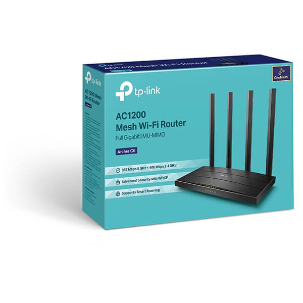 TP-Link WiFi Router AC1200 Archer C6 - Image 2