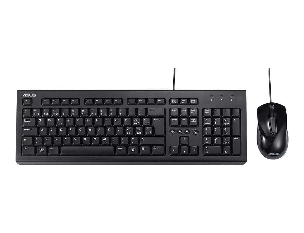 Asus U2000 Σετ Πληκτρολόγιο (Ελληνικό) Plug & Play μαζί με Ποντίκι