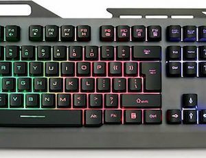 Gaming Πληκτρολόγιο NOD Defender με RGB φωτισμό Εσύρματο Πληκτρολόγιο Αγγλικό