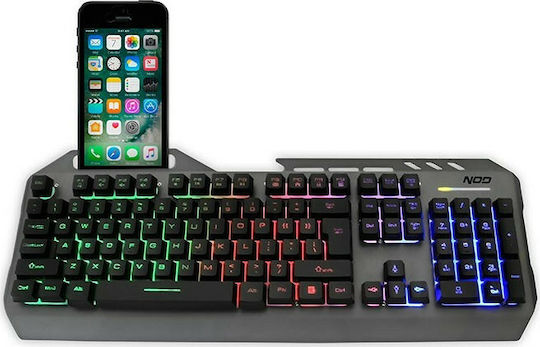 Gaming Πληκτρολόγιο NOD Defender με RGB φωτισμό Εσύρματο Πληκτρολόγιο Αγγλικό - Image 2