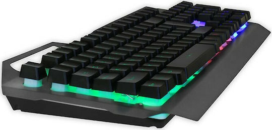Gaming Πληκτρολόγιο NOD Defender με RGB φωτισμό Εσύρματο Πληκτρολόγιο Αγγλικό - Image 4