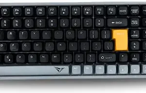 Alcatroz TETRIZ AIR 3 – Ασύρματο Bluetooth Πληκτρολόγιο International English (Imperial Black) KEYBOARD